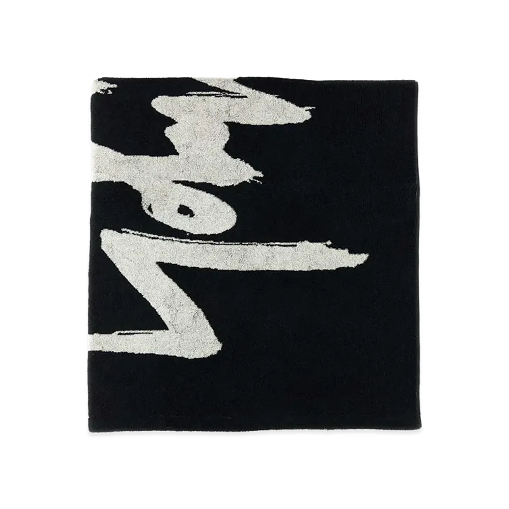 Yohji Yamamoto Terry Fabric Shower Towel "Black"