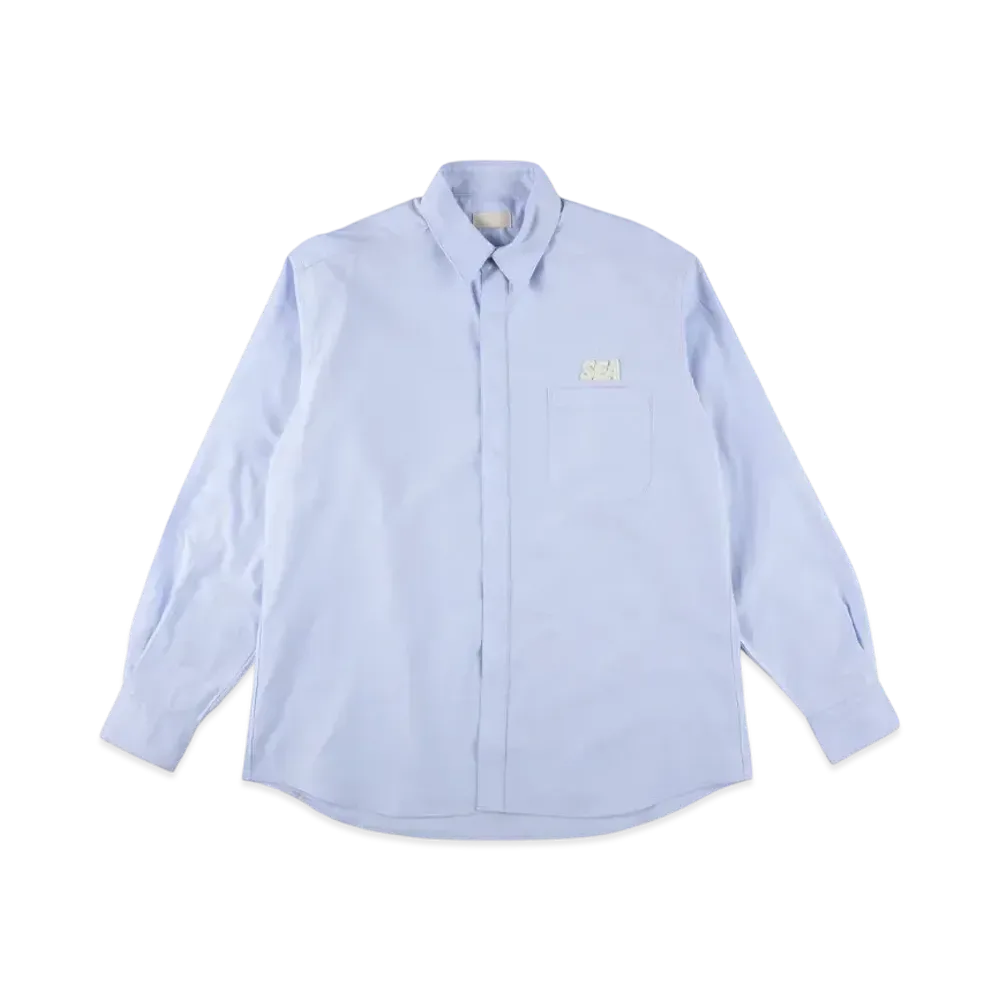 WIND AND SEA Cozy Oxford Shirt "LightBlue"