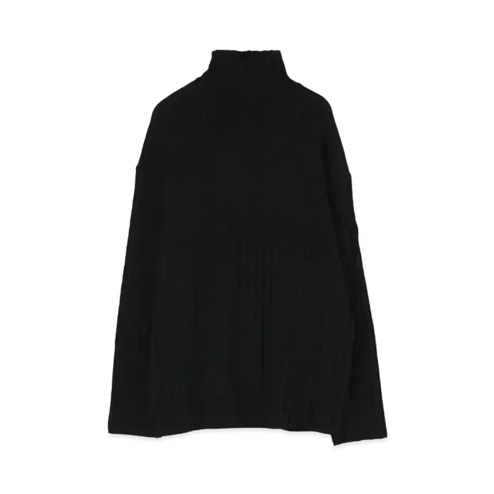 Yohji Yamamoto Pour Homme 7G RIB X 3G RIB RIB TURTLE B "Black"