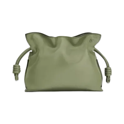 LOEWE Flamenco Clutch In Nappa Calfskin "Rosemary"