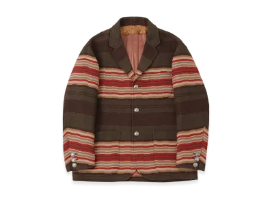 visvim Bowen Blazer (Jacquard Blanket) "Brown"