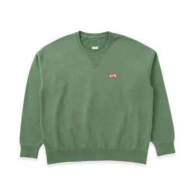 visvim Jumbo SB Sweat L/S DMGD "Green"