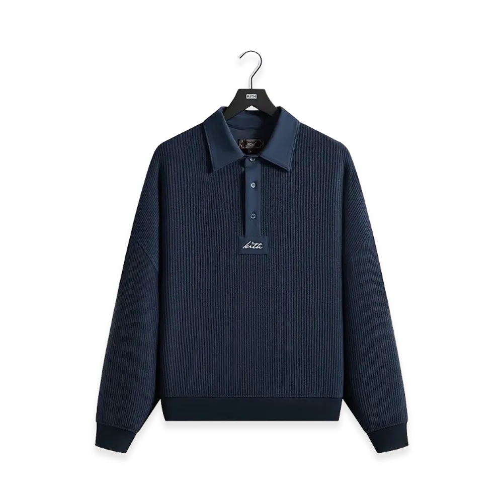 Kith Rib Stitch Ronin Henley Sweater "Mystery"