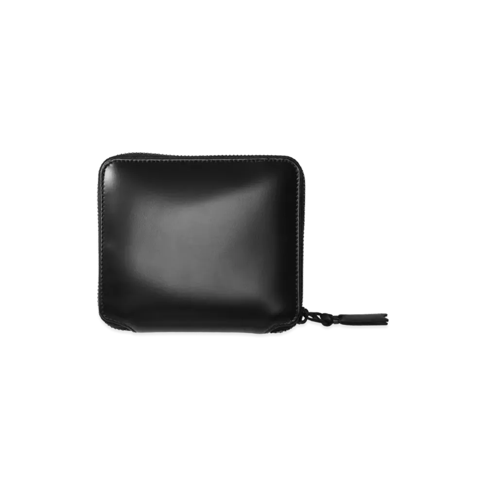 COMME des GARCONS Wallet Very Black Bifold Wallet with Coin Purse "Black"