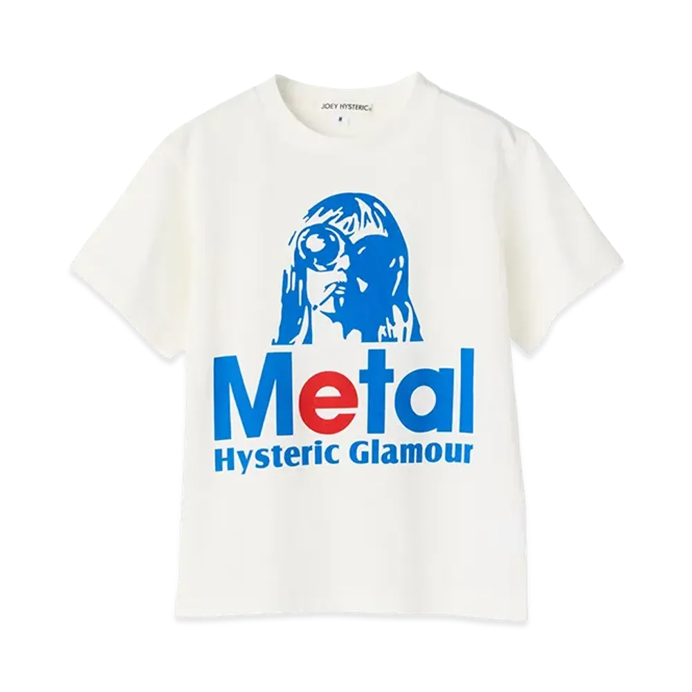 HYSTERIC GLAMOUR Metal Tee "White"