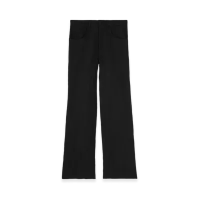 MM6 Maison Margiela Men's Textured Trousers "Black"