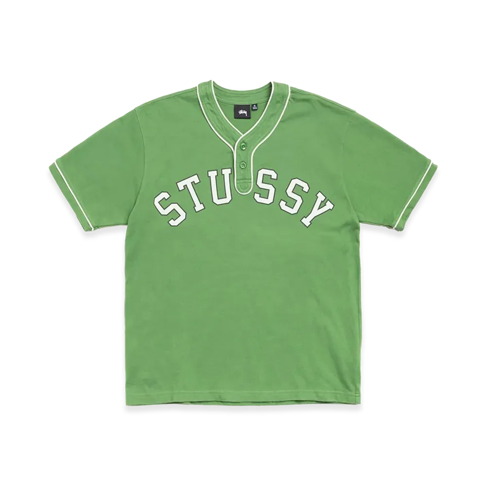 Stussy Arch Baseball Jersey "Green"