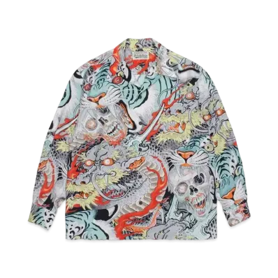 WACKO MARIA TIM LEHI / Hawaiian Shirt "Blue"
