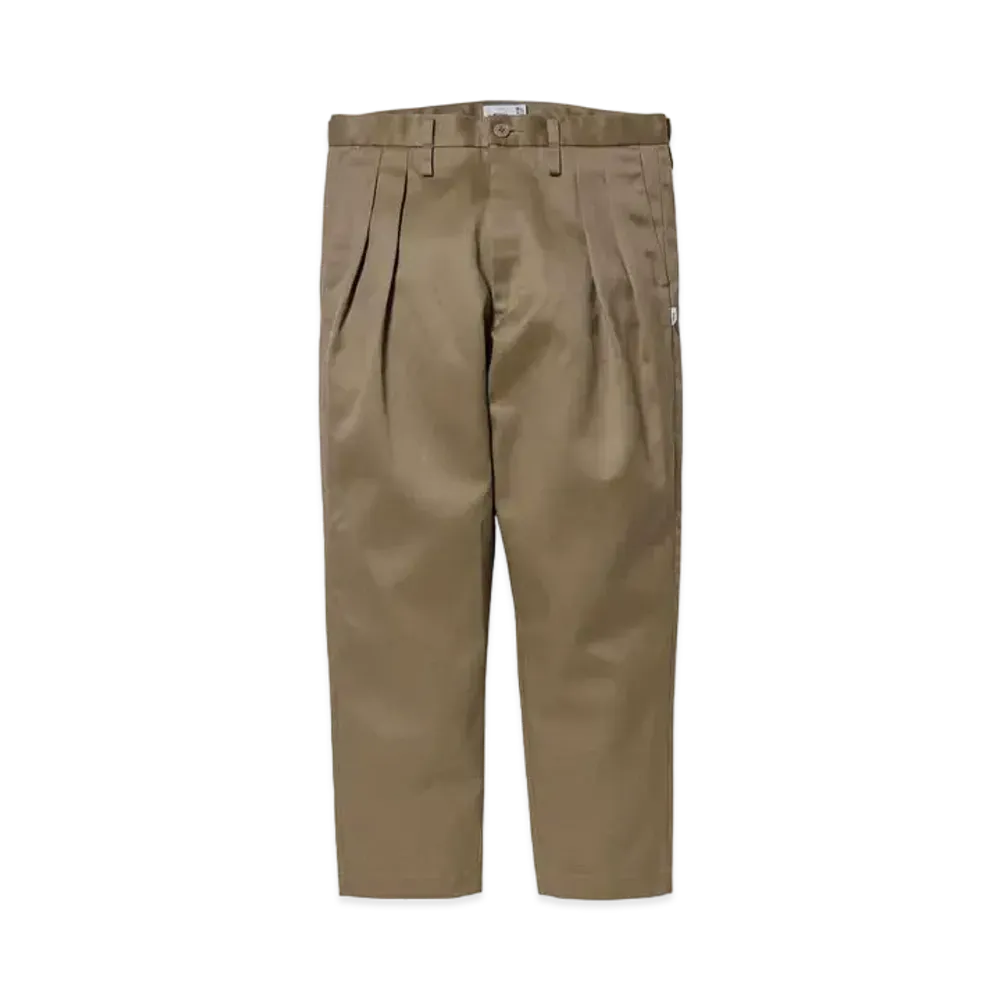 WTAPS Tuck 02 Trousers Cotton Twill "Beige"