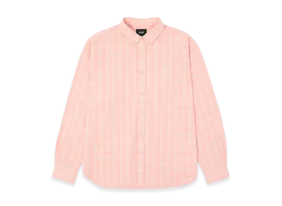 HUF Megablast Plaid LS Shirt "Peach"
