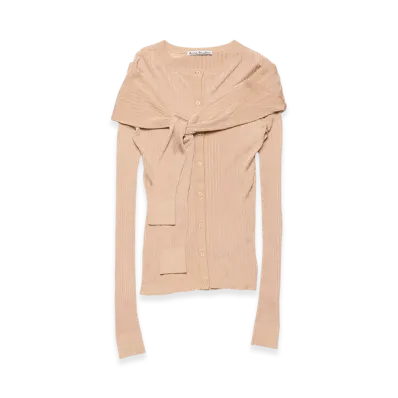 Acne Studios Knit Cardigan "Hazel Beige"