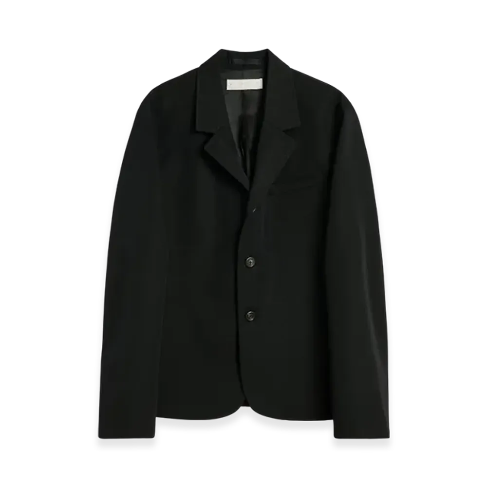OUR LEGACY Rolling Blazer "Coarse Black Gabardine"