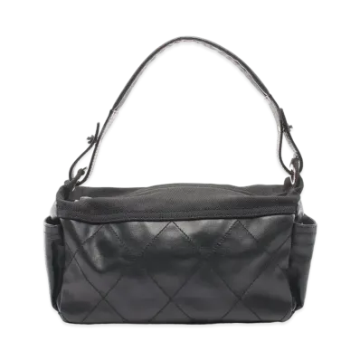 CHANEL Paris Biarritz Shoulder Bag "Black"