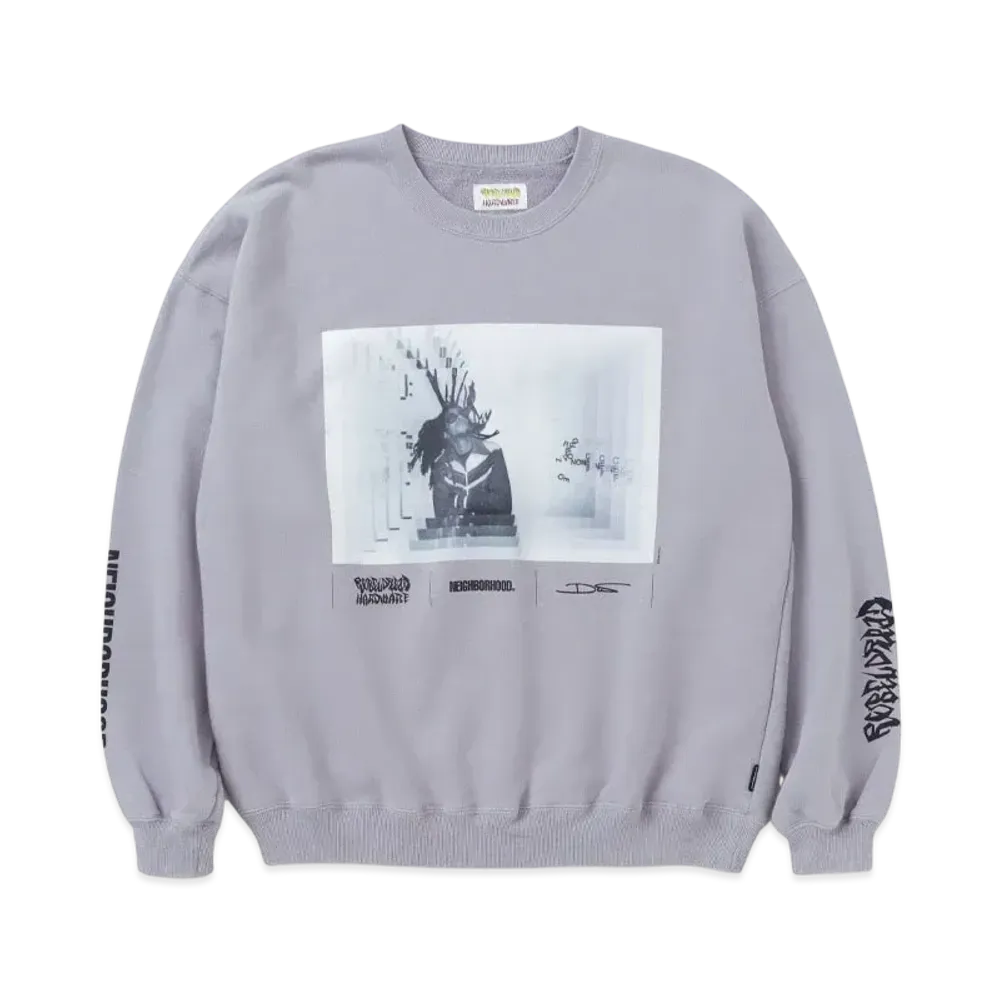 NEIGHBORHOOD x REBEL DREAD HARDWARE . Sweat Shirt LS "Gray"