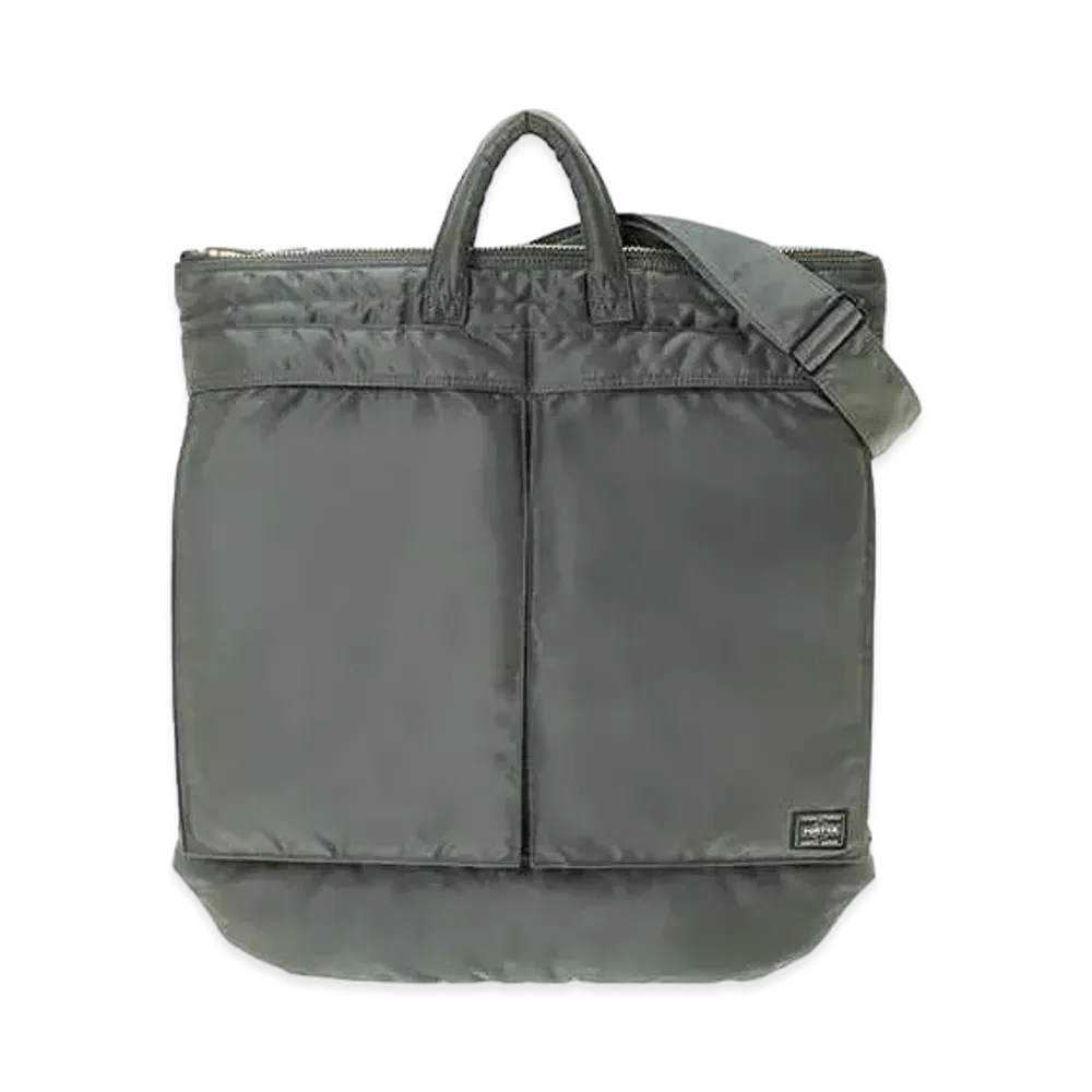 PORTER / TANKER Helmet Bag (L) "Sage Green"
