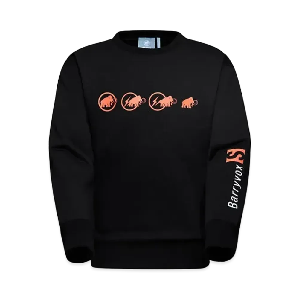 FRAGMENT x MAMMUT Barryvox ML Crew Neck with FRGMT "Black"