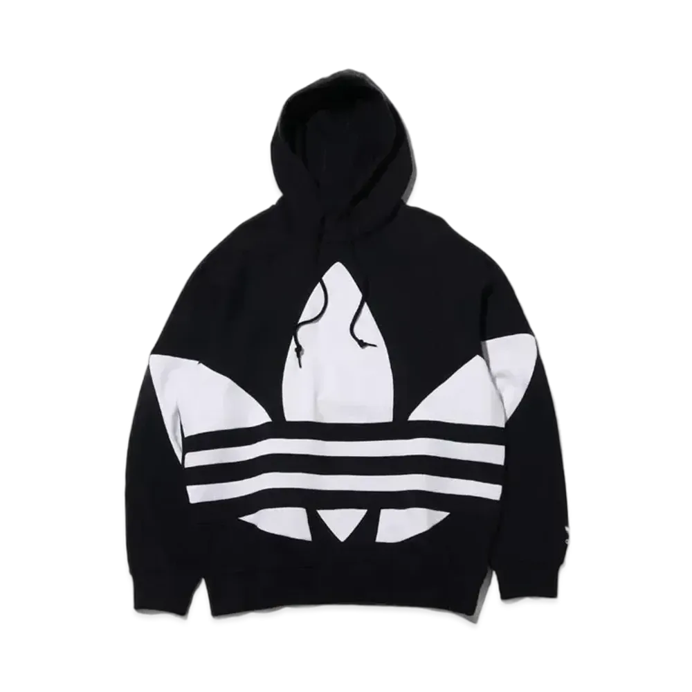 ADIDAS BIG TREFOIL HOODIE "Black"