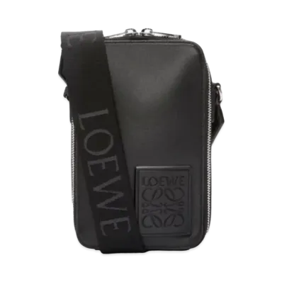 LOEWE Bartical Cross Body Pocket Satin Calf "Black"