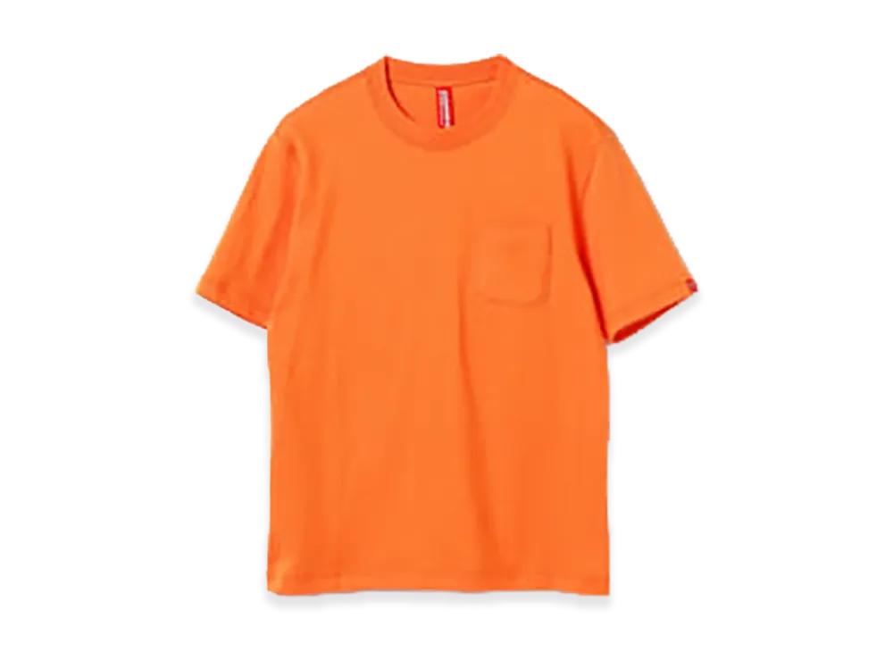 BEAMS JAPAN x LOOPWHEELER Pocket T-Shirt "Orange"