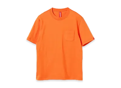 BEAMS JAPAN x LOOPWHEELER Pocket T-Shirt "Orange"