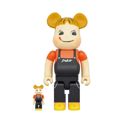 Bearbrick Peko-chan Coffee Milky 100% & 400%