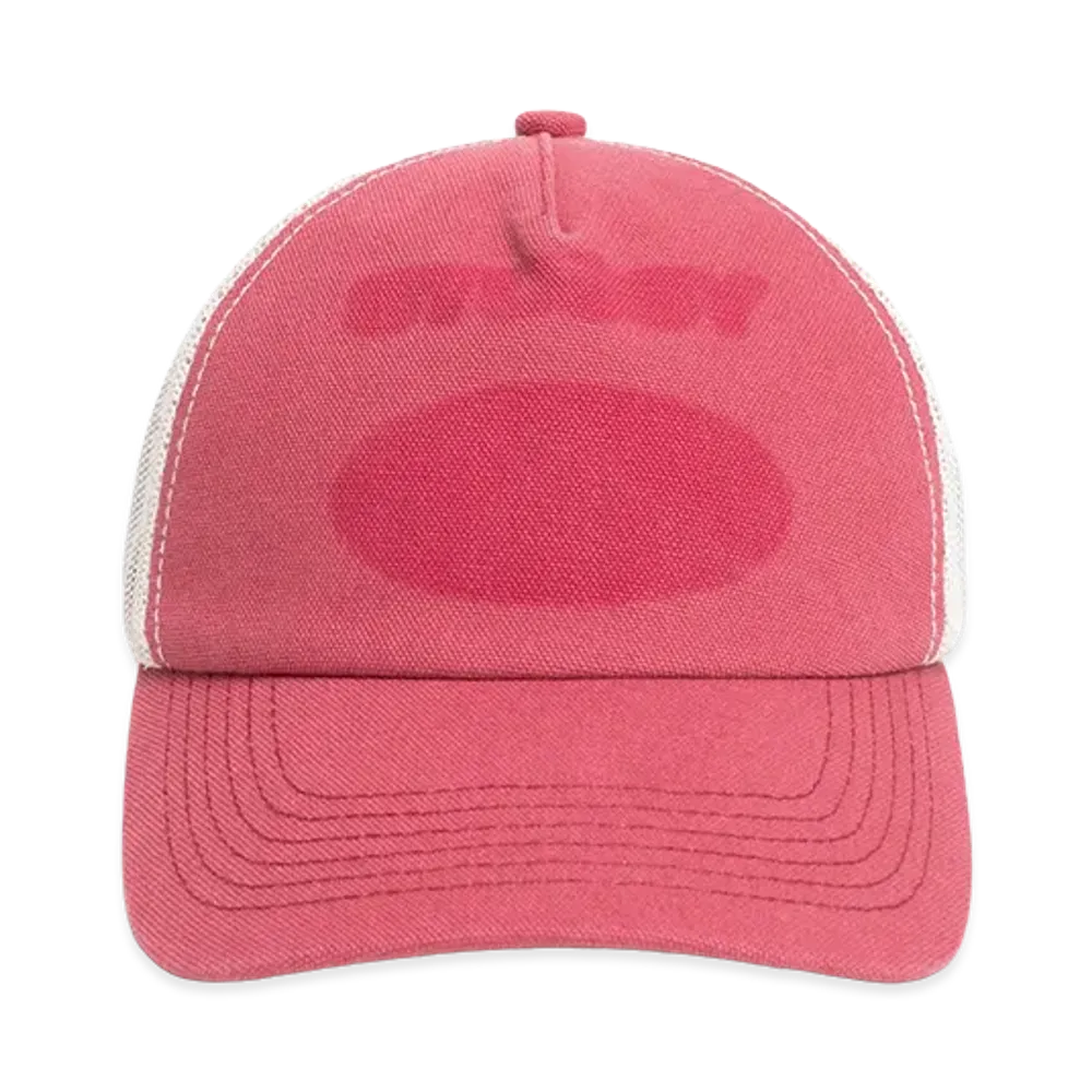 Stussy Ghost Logo Trucker "Red"