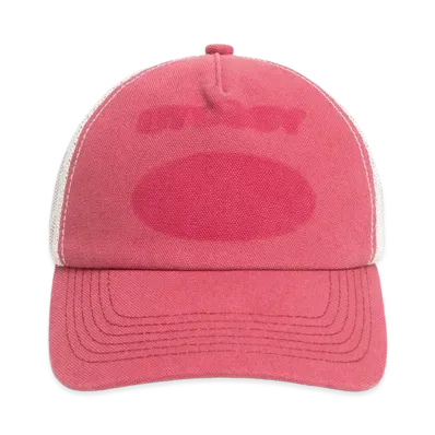 Stussy Ghost Logo Trucker "Red"