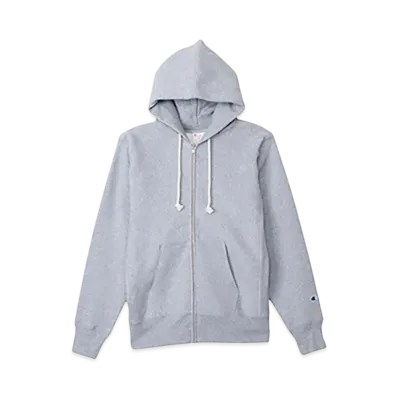 Champion Reverse Weave Zip Hooded Sweatshirt "Oxford Gray"