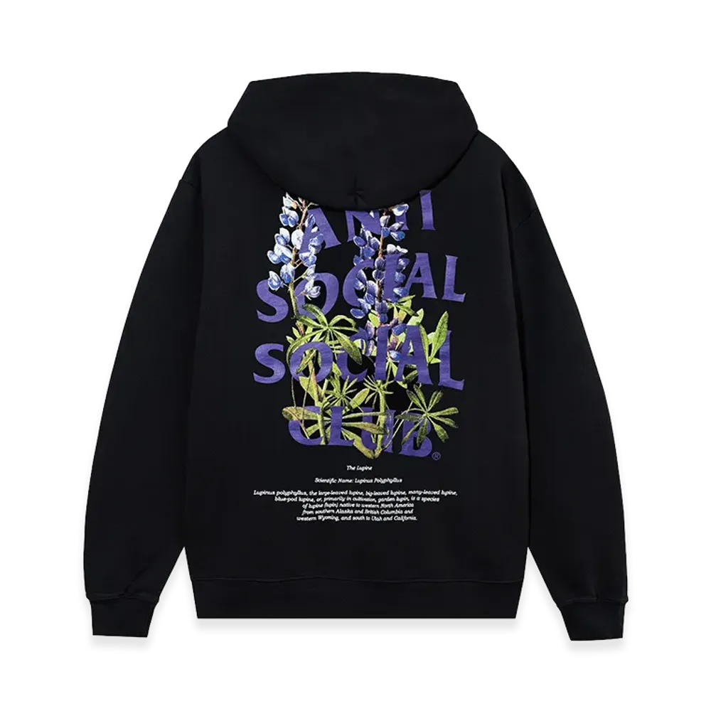 ANTI SOCIAL SOCIAL CLUB Lupine Premium Hoodie "Black"