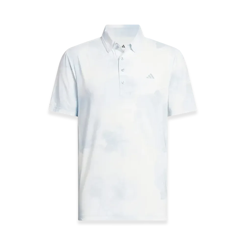 adidas Golf Adizero Cool-Touch Short-Sleeve Shirt "Wonder Blue/White"