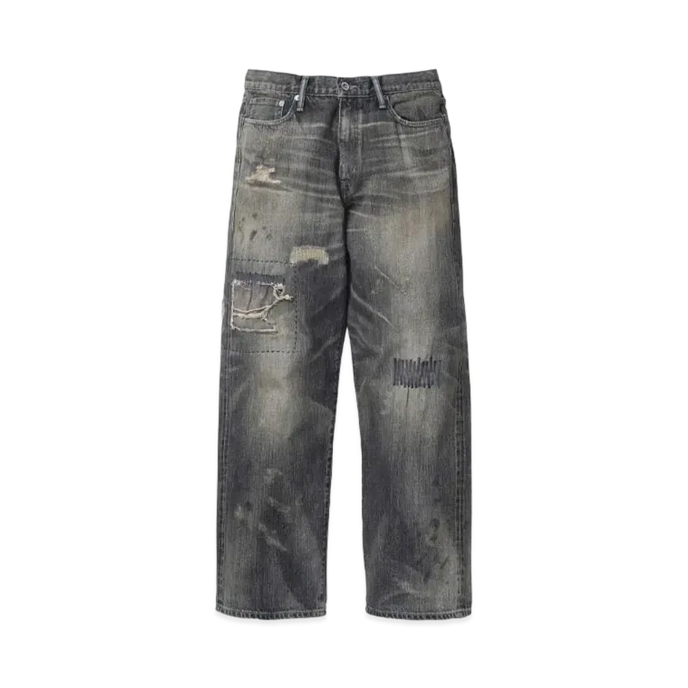 NEIGHBORHOOD Savage Denim DP Wide Pants "Black"