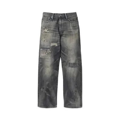 NEIGHBORHOOD Savage Denim DP Wide Pants "Black"