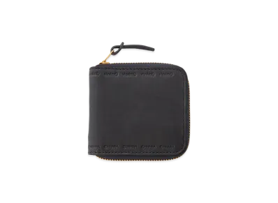 visvim Leather Bi-Fold "Navy"