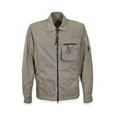 C.P. Company Panama-R Nylon Overshirt "Gray"