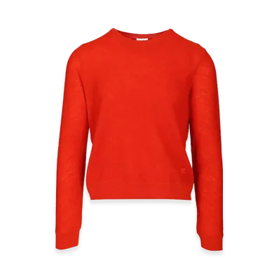 CELINE Crewneck Sweater Wool "Red"