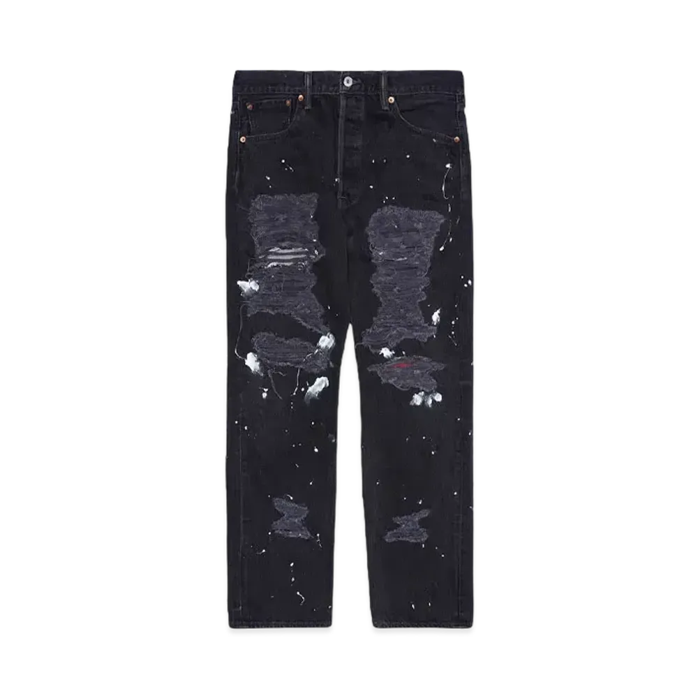 HYPE DROP x INNOCENCE NYC EXCLUSIVE DESTROY DENIM PANTS 34inch "Black"