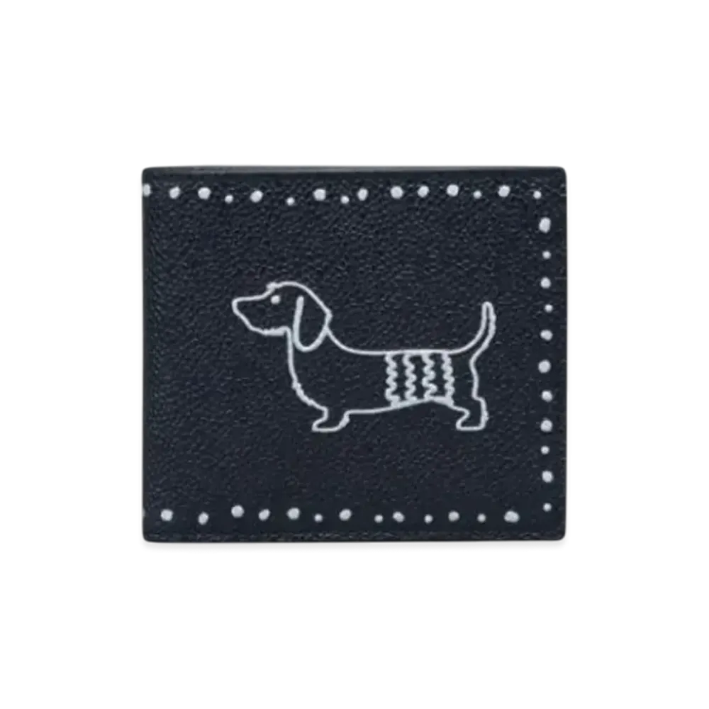 THOM BROWNE Holiday Hector Billfold Wallet "Blue"