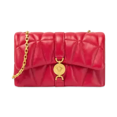Versace Kleio Quilted Mini Bag "Red"
