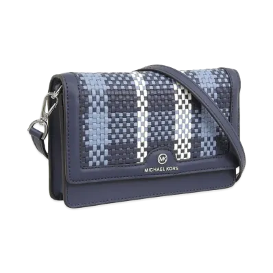 MICHAEL KORS Women's Jet Set Charm SM Phone Crossbody "Navy"