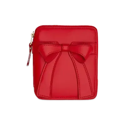 COMME des GARCONS Big Bow Bifold Wallet "Red"