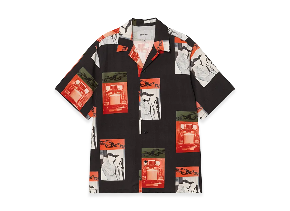 Carhartt WIP S/S Sean Hamilton Shirt "Sean Hamilton Print/Black"