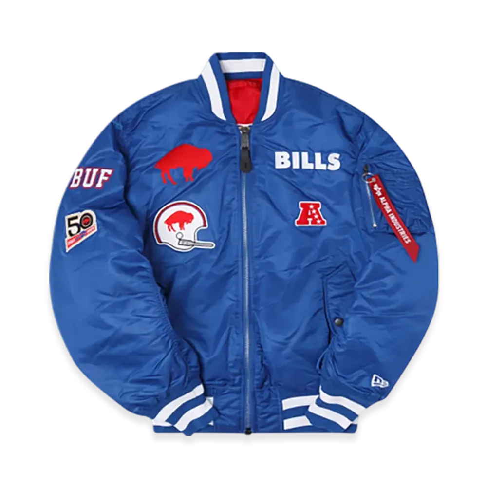 NEW ERA Alpha Industries MA-1 Bomber Jacket "Buffalo Bills"