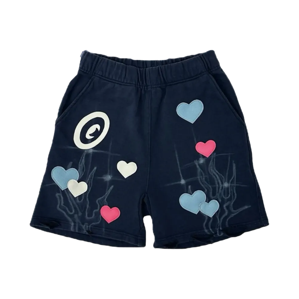 COIN PARKING DELIVERY CPD LOVE Patch Sweat Shorts "Black"
