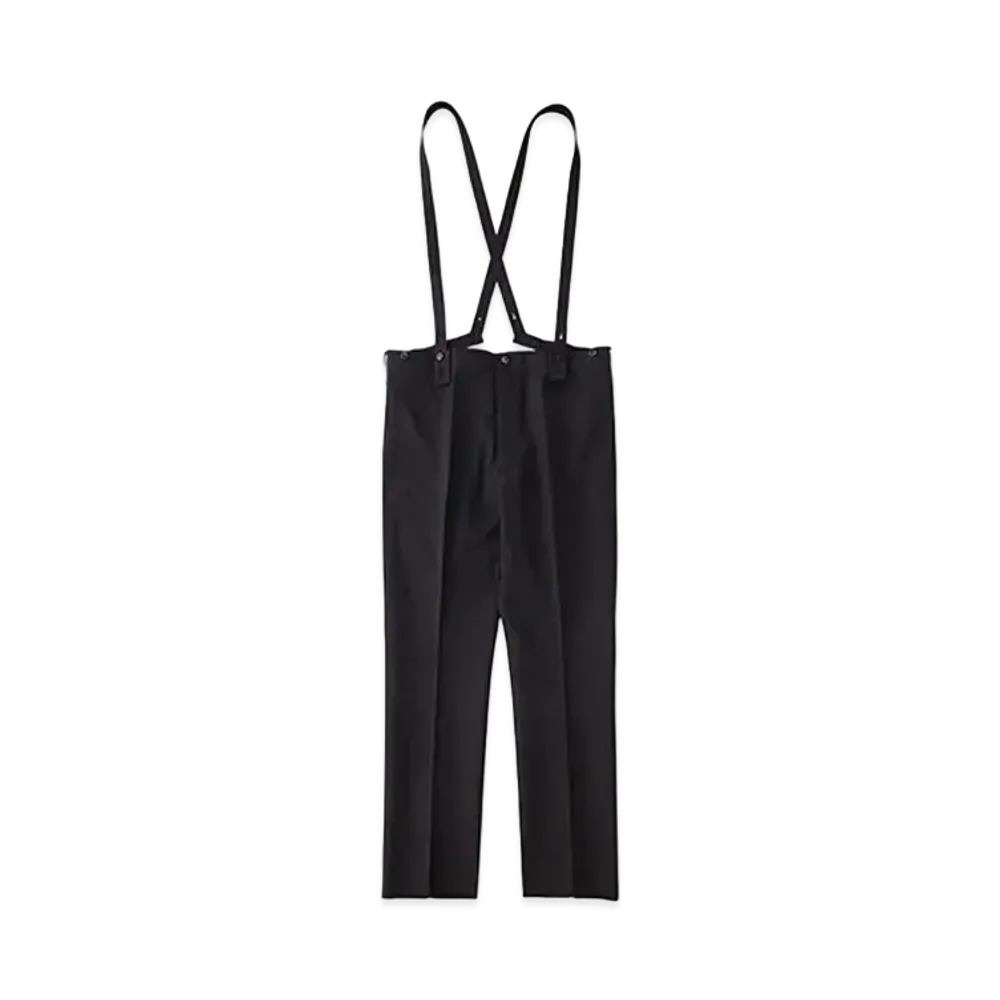 visvim TRAVAILLER BRACES PANTS "Black"