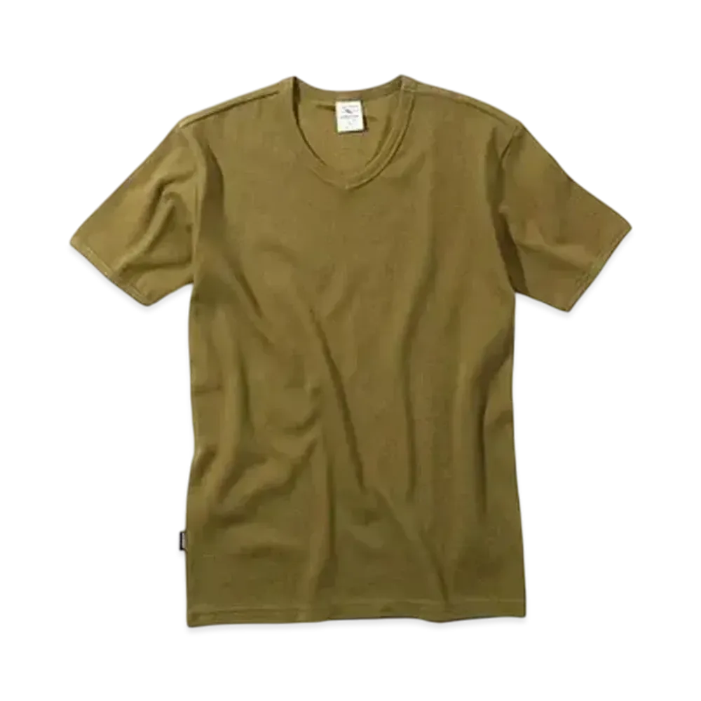 AVIREX Daily Wear Rib S/S T-Shirt "Olive V"