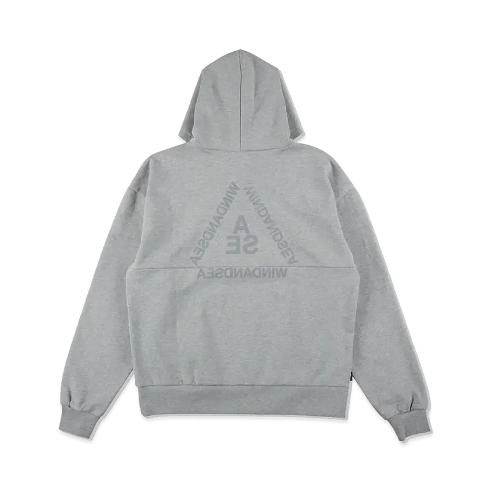 WIND AND SEA Glitch Triangle Hoodie "Gray"
