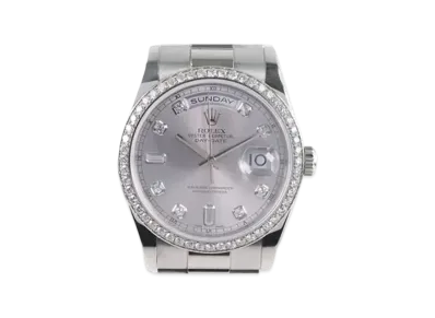 ROLEX Day-Date Silver Dial 118346A
