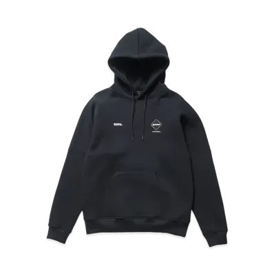 F.C.Real Bristol Big Logo Team Sweat Hoodie "Black"