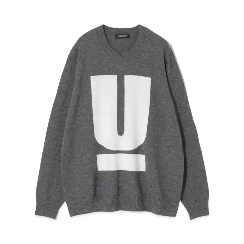 UNDERCOVER Wool Knit Pullover "Gray"