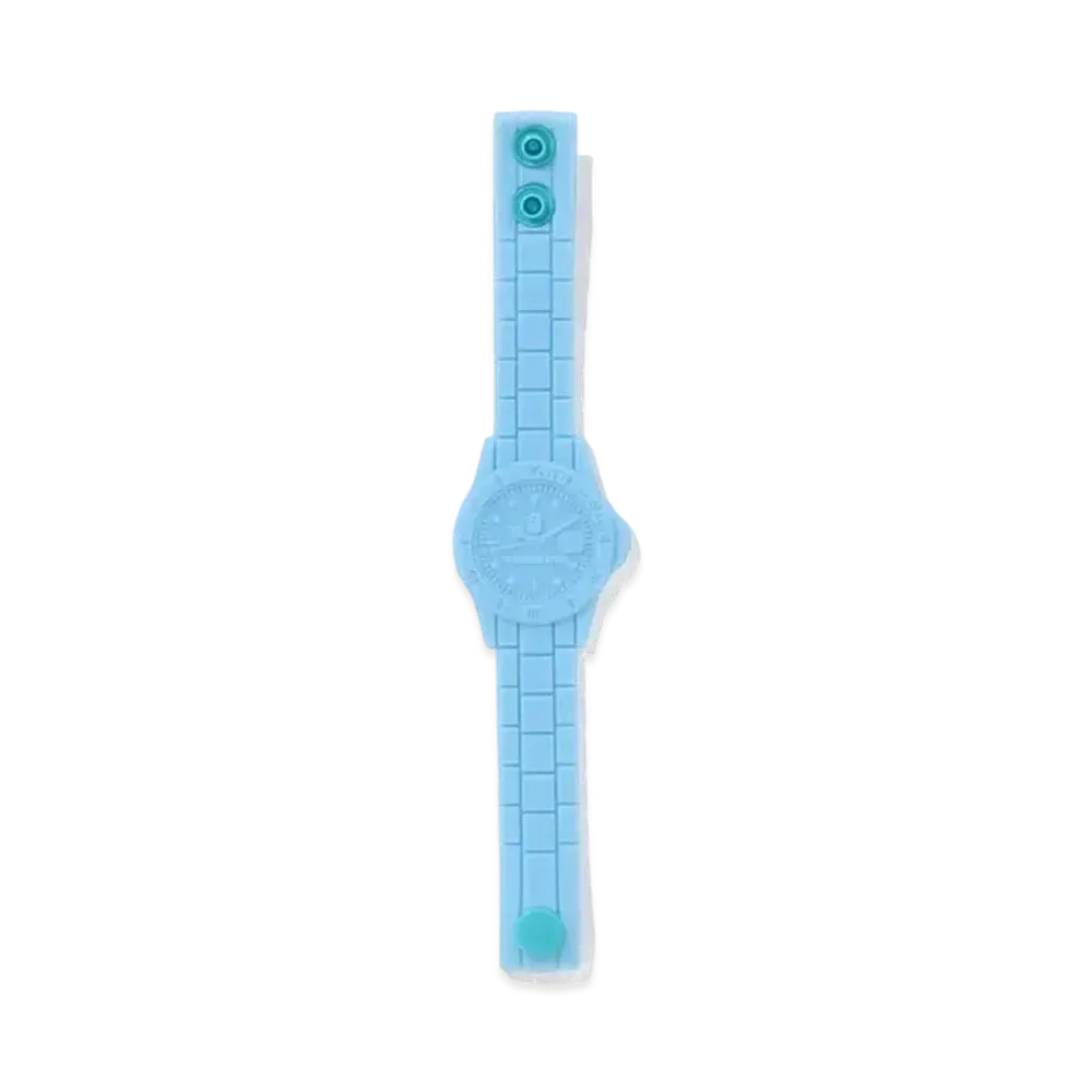 A BATHING APE Bapex Silicon Bracelet "Blue"